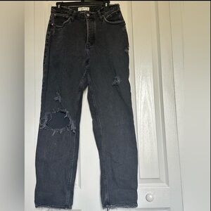 Abercrombie & Fitch High Rise Black Jeans